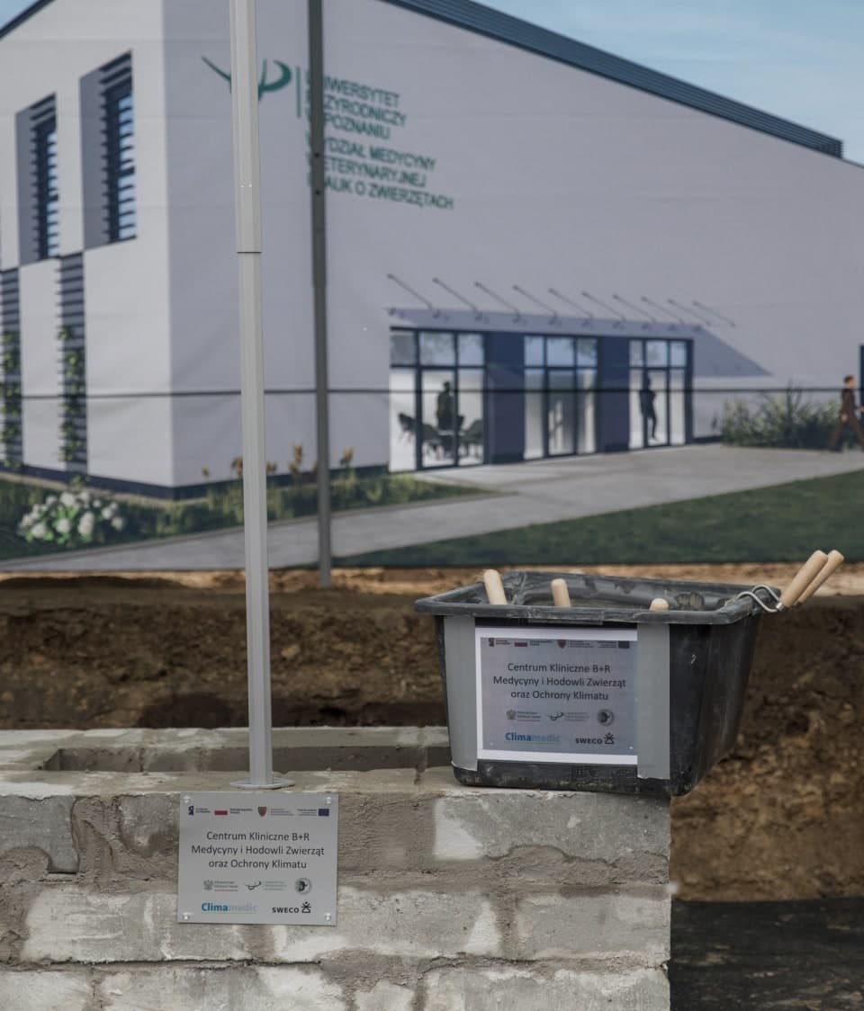 Budowa Centrum klinicznego B+R medycyny i hodowli zwierząt oraz ochrony klimatu w Uniwersytecie Przyrodniczym w Poznaniu
